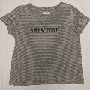 Madewell Tshirt Short Sleeve Anywhere Gray
